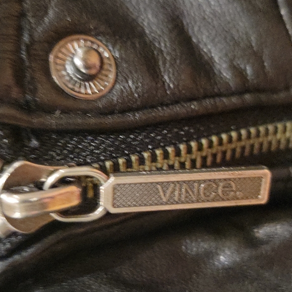 Vince Leather Moto Jacket - Picture 11 of 17